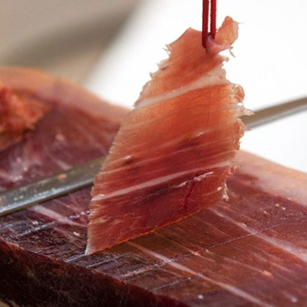 Cut Ham with a knife (Optional)