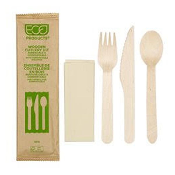 Cutlery and napkin set